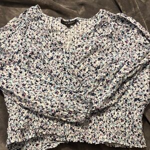 Lane Bryant Multicolor Floral Blouse